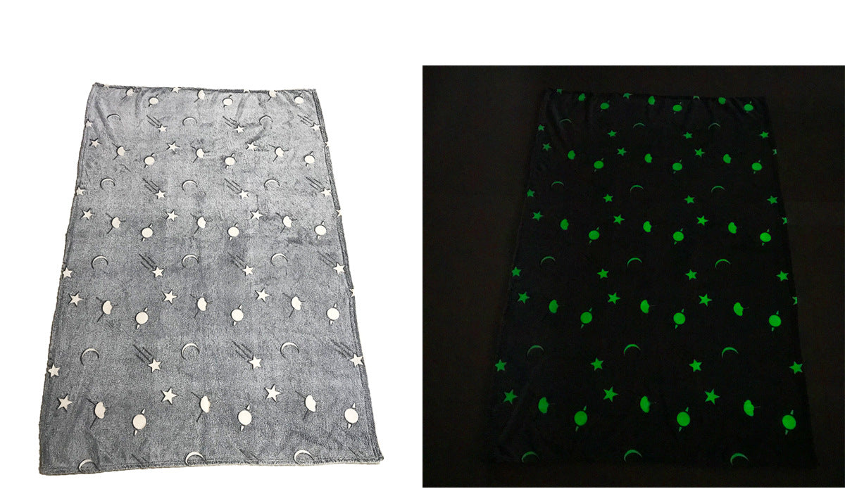 Glowing Polyester Wool Blanket In The Dark    Home Decor Supply | Online Retail | ShoreShopper.com