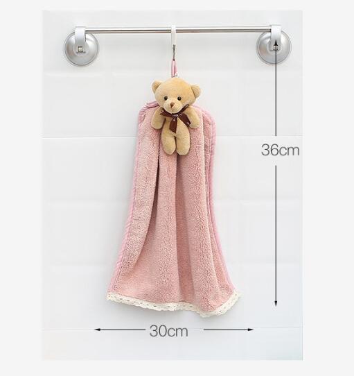 Coral velvet dish towel bathroom hanging absorbent towel    Home Decor Supply | Online Retail | ShoreShopper.com