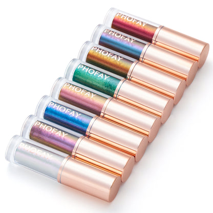 PHOFAY Liquid Glitter Eyeliner Set 8 Colors - ShoreCo.Shop