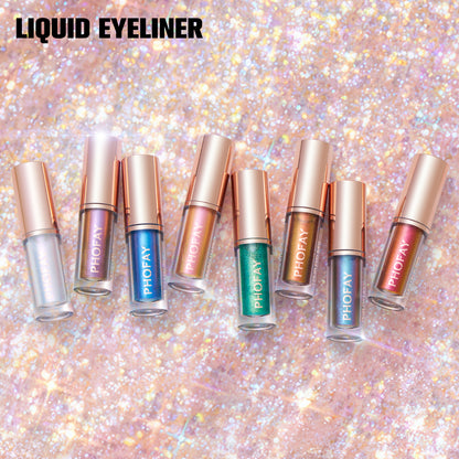 PHOFAY Liquid Glitter Eyeliner Set 8 Colors - ShoreCo.Shop