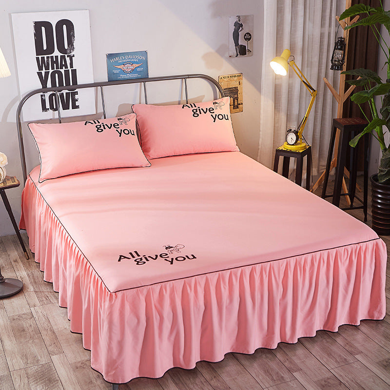 Beauty bed cover brushed bed skirt    Home Decor Supply | Online Retail | ShoreShopper.com