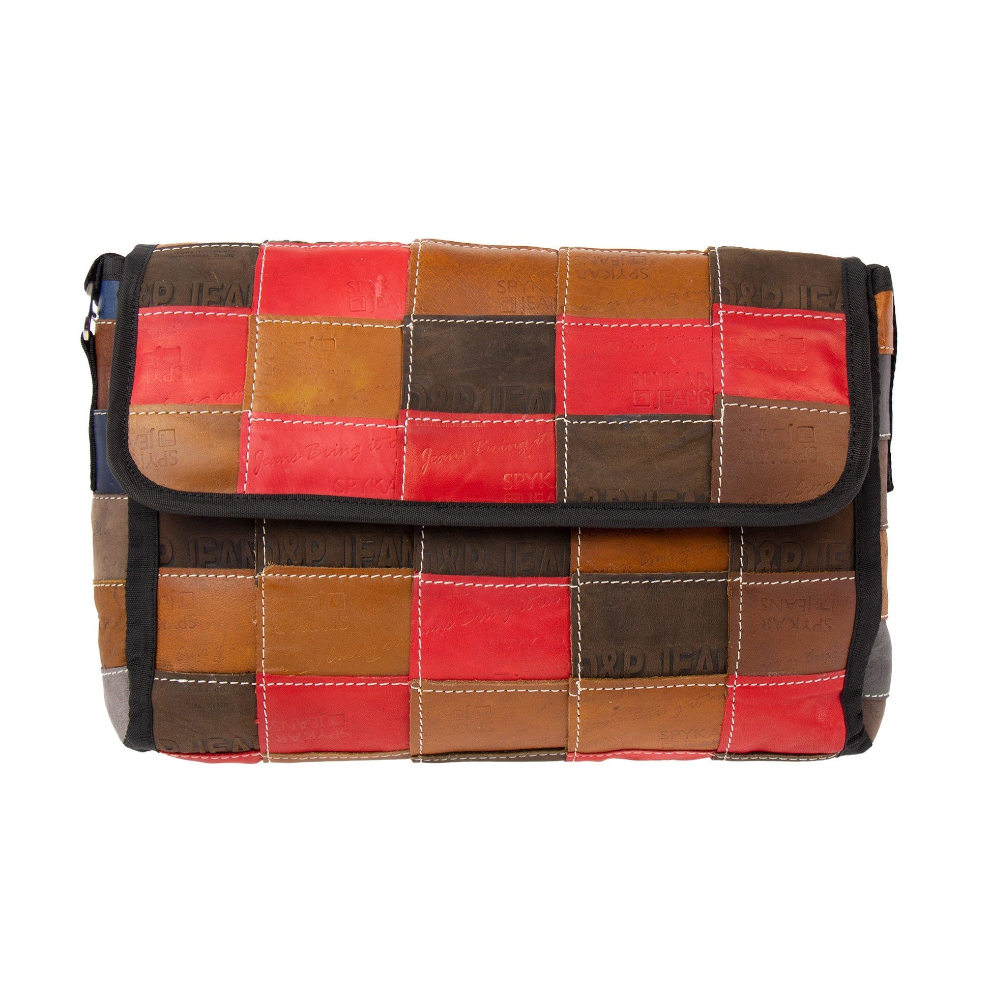 Leather Reclaimed Label Butler Bag    Home Decor Supply | Online Retail | ShoreShopper.com