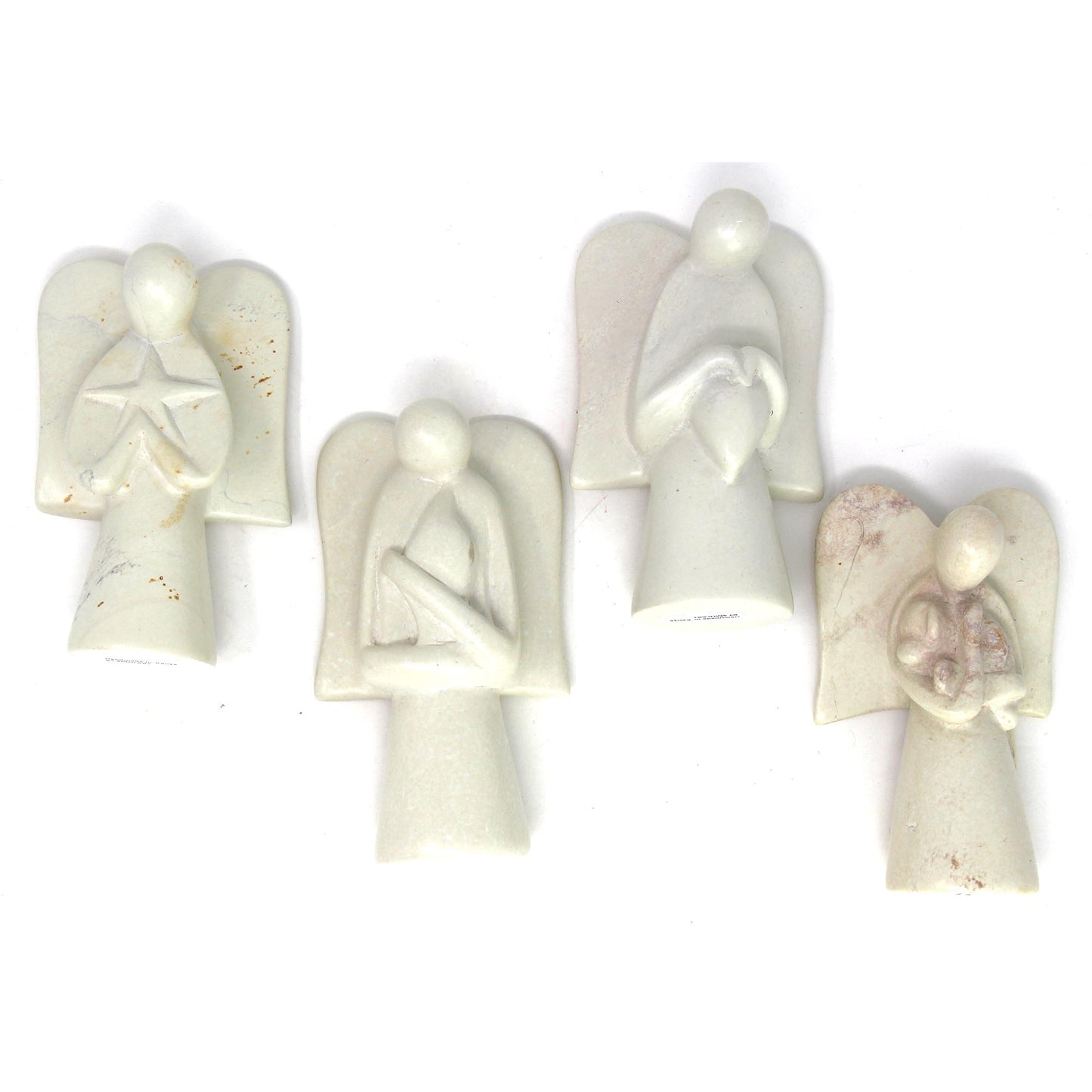 Angel Soapstone Sculpture with Eternal Light    Home Decor Supply | Online Retail | ShoreShopper.com
