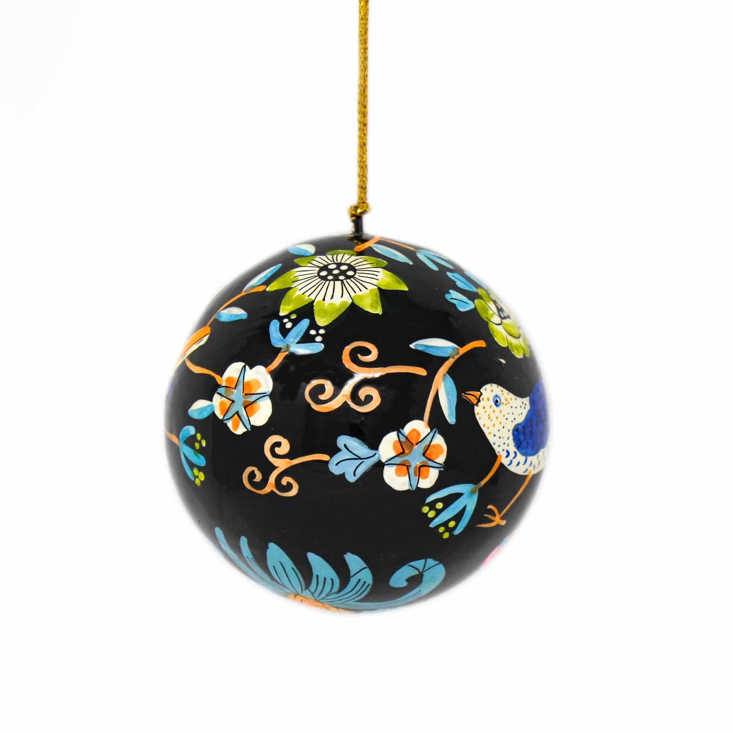 Handpainted Elephant & Bird Ornaments, Set of 2    Home Decor Supply | Online Retail | ShoreShopper.com