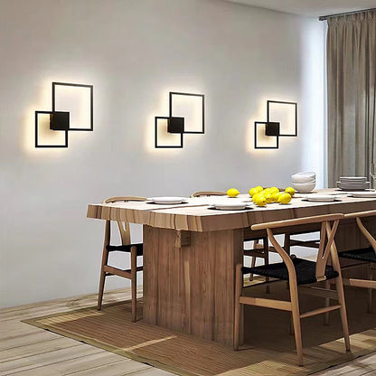 Simple geometric line LED shape wall light    Home Decor Supply | Online Retail | ShoreShopper.com