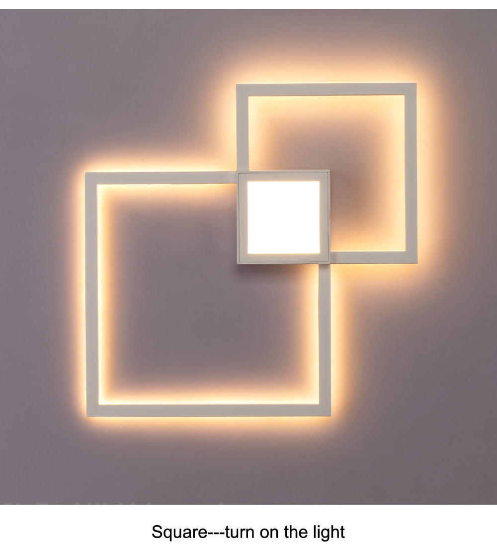 Simple geometric line LED shape wall light    Home Decor Supply | Online Retail | ShoreShopper.com