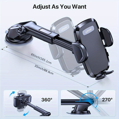 LOTUNY Car Phone Holder, Universal Hands-Free Phone Holders for Your Car, 3-in-1 Phone Mount for CarAir Vent Compatible with for iphone for samsung Google and All 4" to 7, 2" Phones    Home Decor Supply | Online Retail | ShoreShopper.com