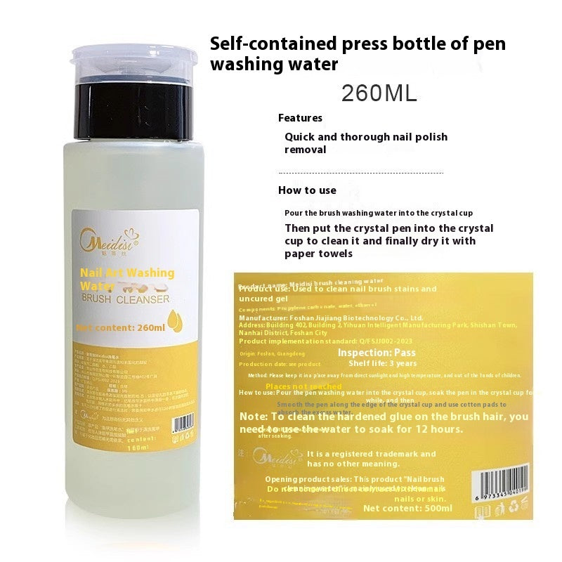 Nail Art Press Bottle Nail Remover Cleaning Solution    Home Decor Supply | Online Retail | ShoreShopper.com