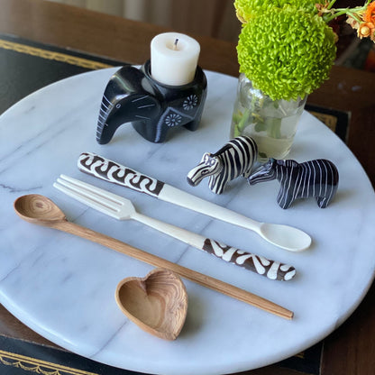 Long Batik Bone Appetizer Forks, Set of 2    Home Decor Supply | Online Retail | ShoreShopper.com