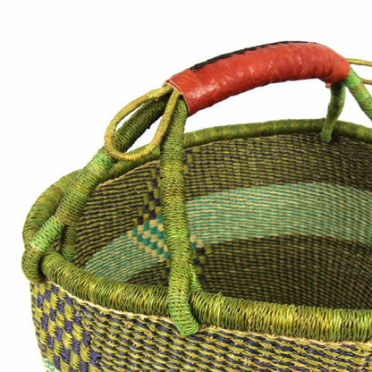 Bolga Market Basket, Large - Mixed Colors    Home Decor Supply | Online Retail | ShoreShopper.com