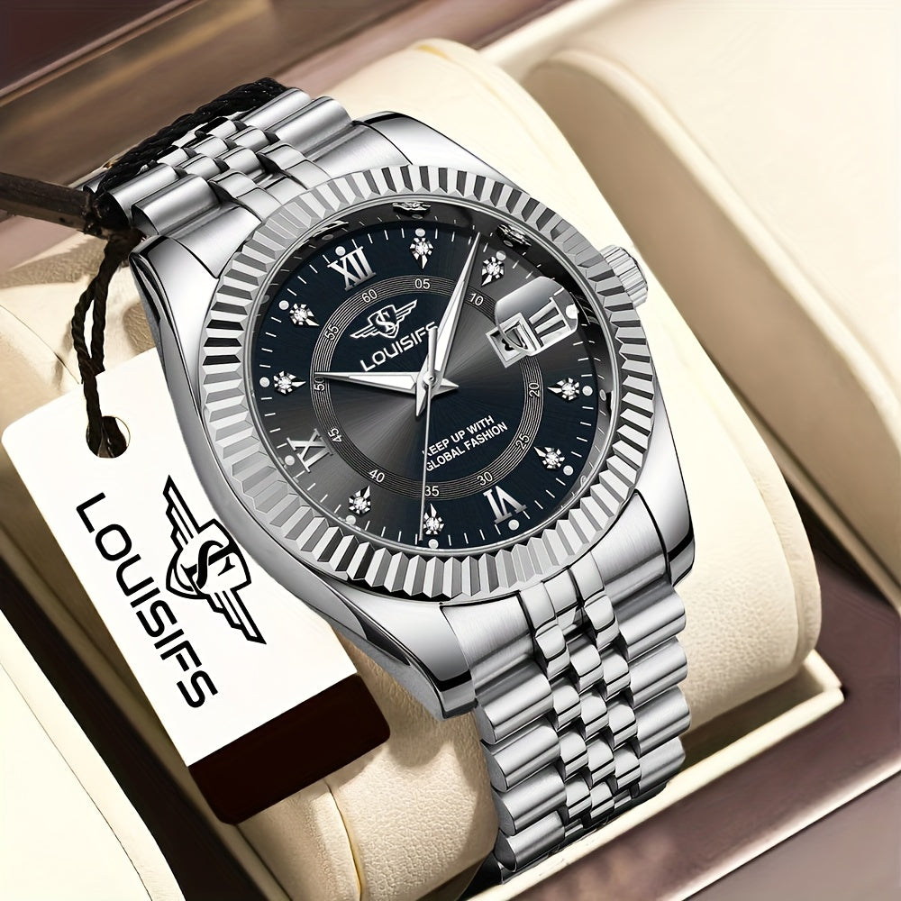 Men's High-end Watch Trend Fashion Business Calendar Luminous Quartz Watch    Home Decor Supply | Online Retail | ShoreShopper.com