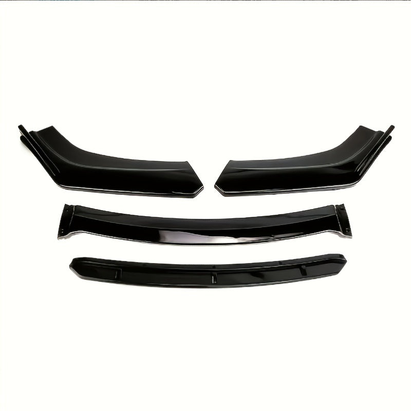 4pcs/Set Material Car Front Lip Spoiler Kit - Stylish Appearance Upgrade, Small Vehicle Bumper Modification Accessories with Easy Installation and Durable Protection for Fenders, Car Spoiler, Car Modification Accessories    Home Decor Supply | Online Retail | ShoreShopper.com
