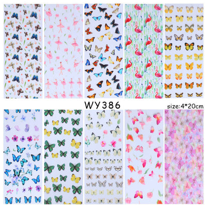 Leopard Snake Floral  Nail Art Sticker    Home Decor Supply | Online Retail | ShoreShopper.com
