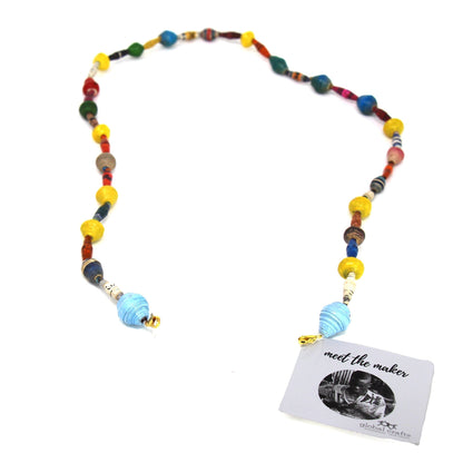 Face Mask/Eyeglass Paper Bead Chain, Colorful Mixed Shapes    Home Decor Supply | Online Retail | ShoreShopper.com