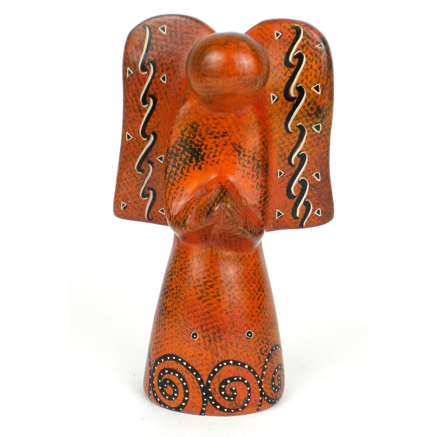 Soapstone Angel Sculptures, Orange    Home Decor Supply | Online Retail | ShoreShopper.com