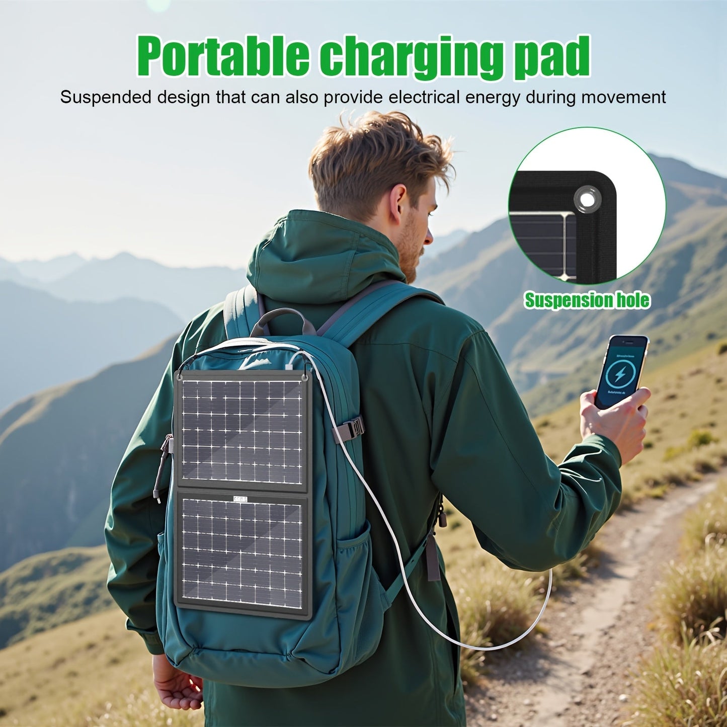 30W Portable Solar Charger with Solar Panel & USB- Charging - 2-in-1 Folding Panel, Compatible for Smartphones/Tablets/Action Cameras, Compact & Lightweight for Outdoor, Camping, Travel, RV, - Charging Station    Home Decor Supply | Online Retail | ShoreShopper.com