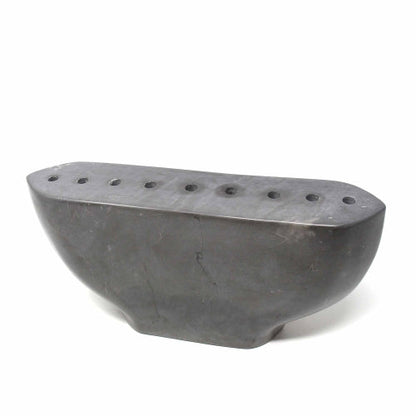 Soapstone Black Menorah - Smolart    Home Decor Supply | Online Retail | ShoreShopper.com