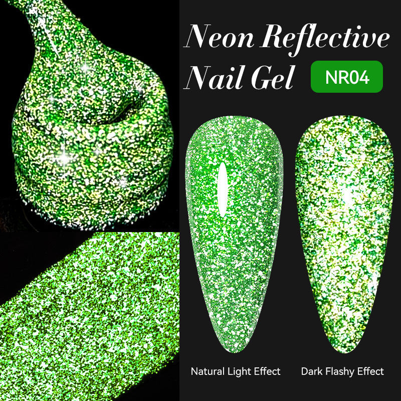 Nail Art Fluorescent Crushed Diamond Gel Polish    Home Decor Supply | Online Retail | ShoreShopper.com