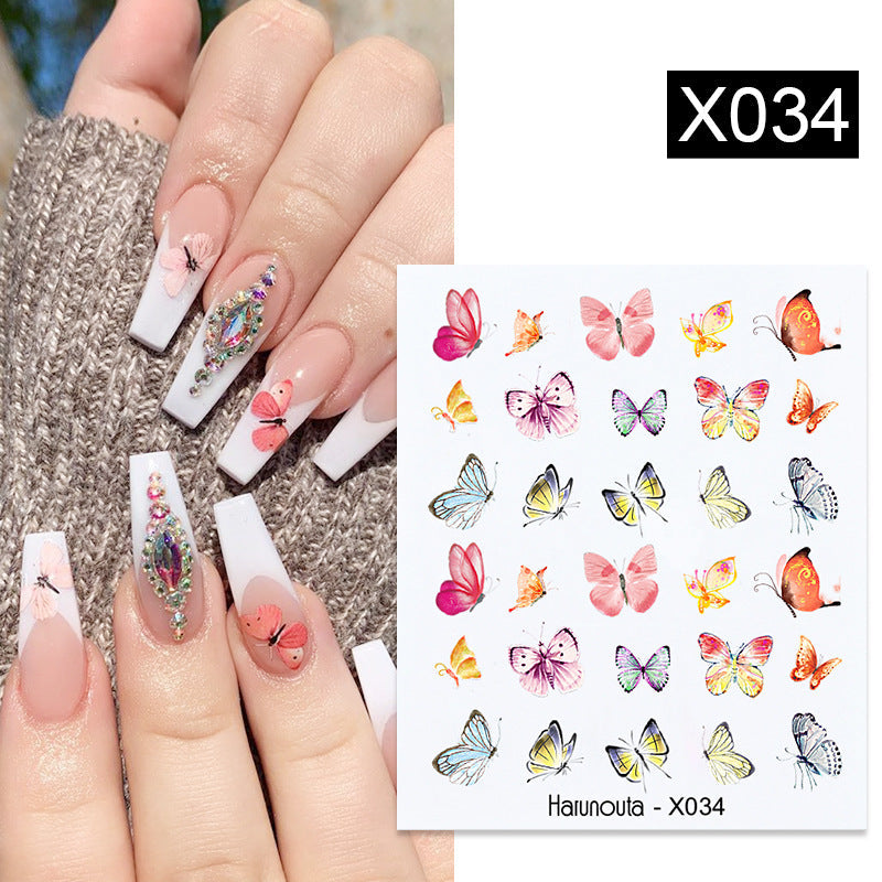 Nail Art Butterfly Sticker Flower Leaf Decal    Home Decor Supply | Online Retail | ShoreShopper.com