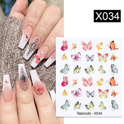 Nail Art Butterfly Sticker Flower Leaf Decal    Home Decor Supply | Online Retail | ShoreShopper.com