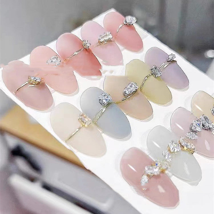 Square Water Drop Zircon Nail Art Jewelry    Home Decor Supply | Online Retail | ShoreShopper.com