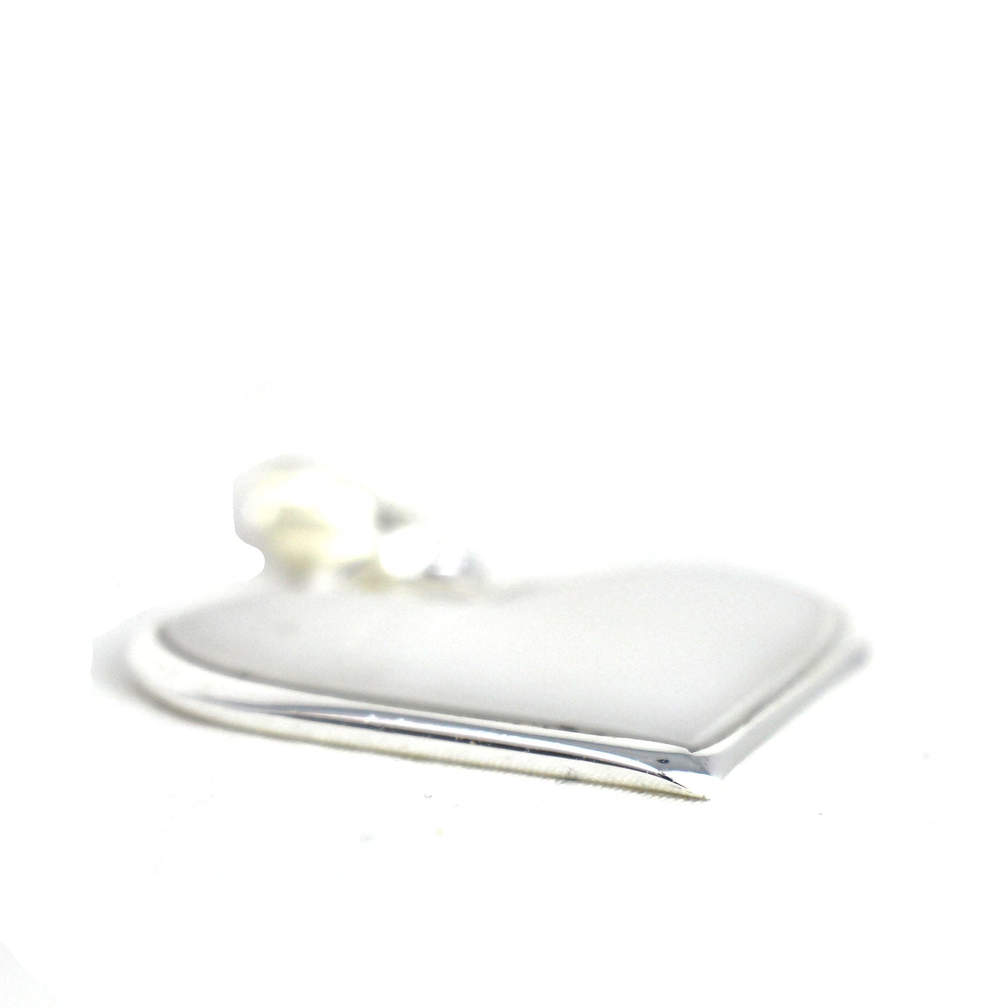 Corazon Blanco White Heart Pendant with Chain    Home Decor Supply | Online Retail | ShoreShopper.com
