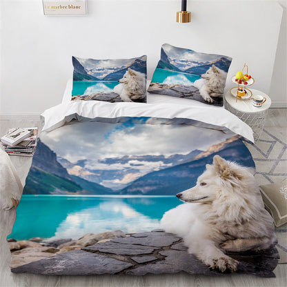 Wolf Cute Animal 3d Bedding Home Textile Down Quilt Cover    Home Decor Supply | Online Retail | ShoreShopper.com