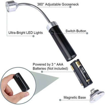 Barbecue Grill Light Magnetic 360 Degree Adjustable BBQ Super-Bright Light    Home Decor Supply | Online Retail | ShoreShopper.com