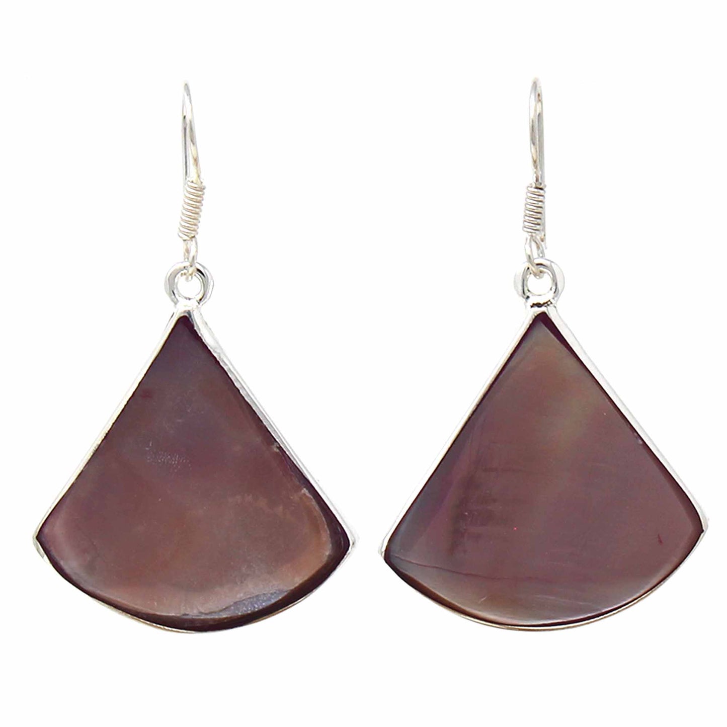 Pink Clam Shell Fan Drop Earrings    Home Decor Supply | Online Retail | ShoreShopper.com