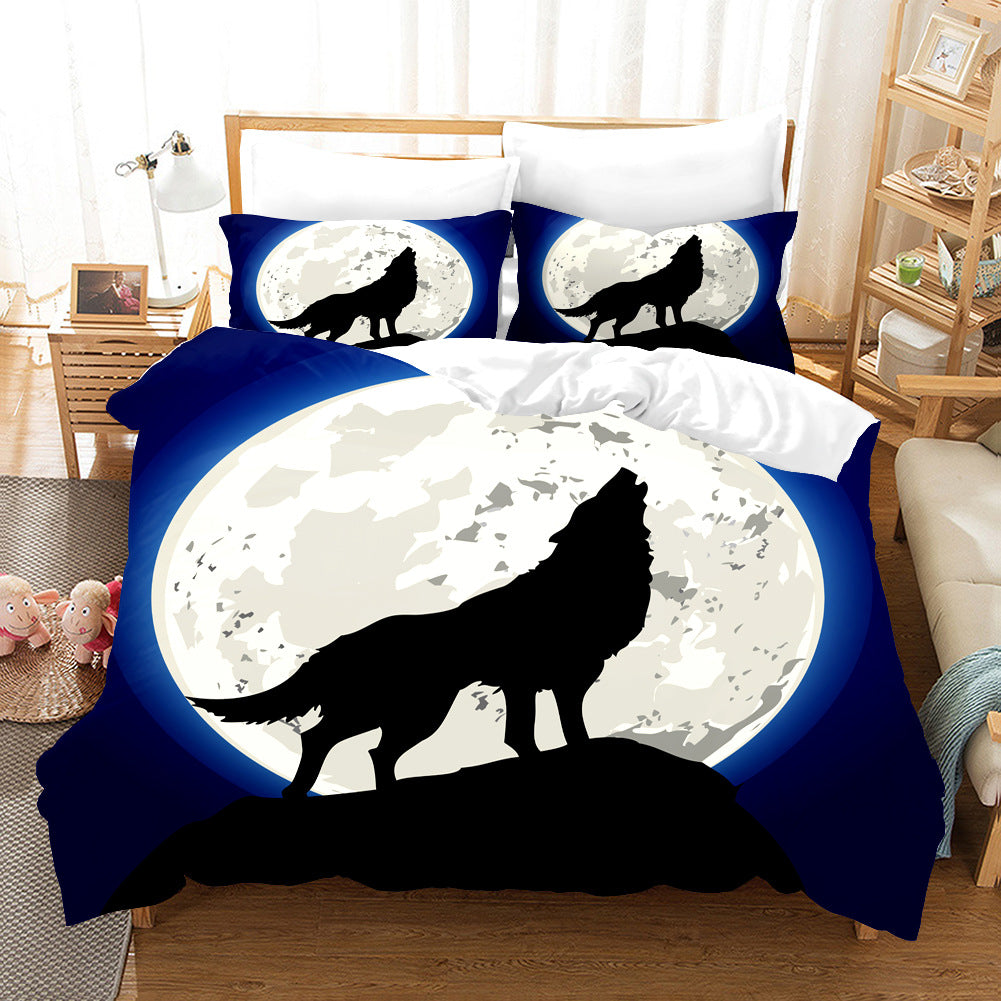 Wolf Cute Animal 3d Bedding Home Textile Down Quilt Cover    Home Decor Supply | Online Retail | ShoreShopper.com