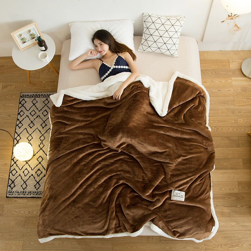 Pure color fleece blanket    Home Decor Supply | Online Retail | ShoreShopper.com
