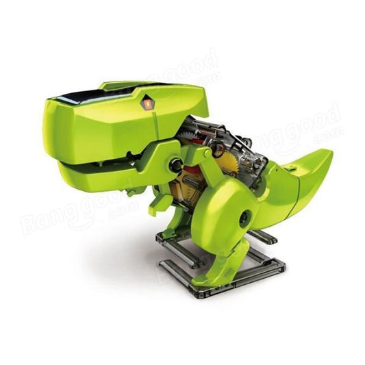 DIY 4-in-1 Transforming Solar Powered Robot Kit - STEM Educational Dinosaur Toy - ShoreCo.Shop
