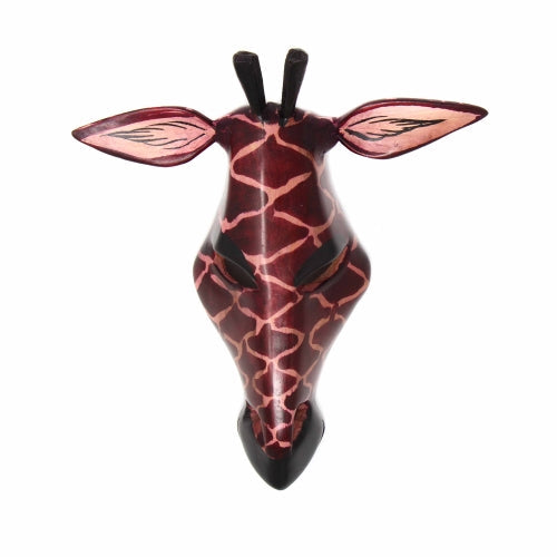 Wood Giraffe Mask    Home Decor Supply | Online Retail | ShoreShopper.com