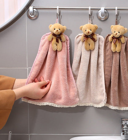 Coral velvet dish towel bathroom hanging absorbent towel    Home Decor Supply | Online Retail | ShoreShopper.com