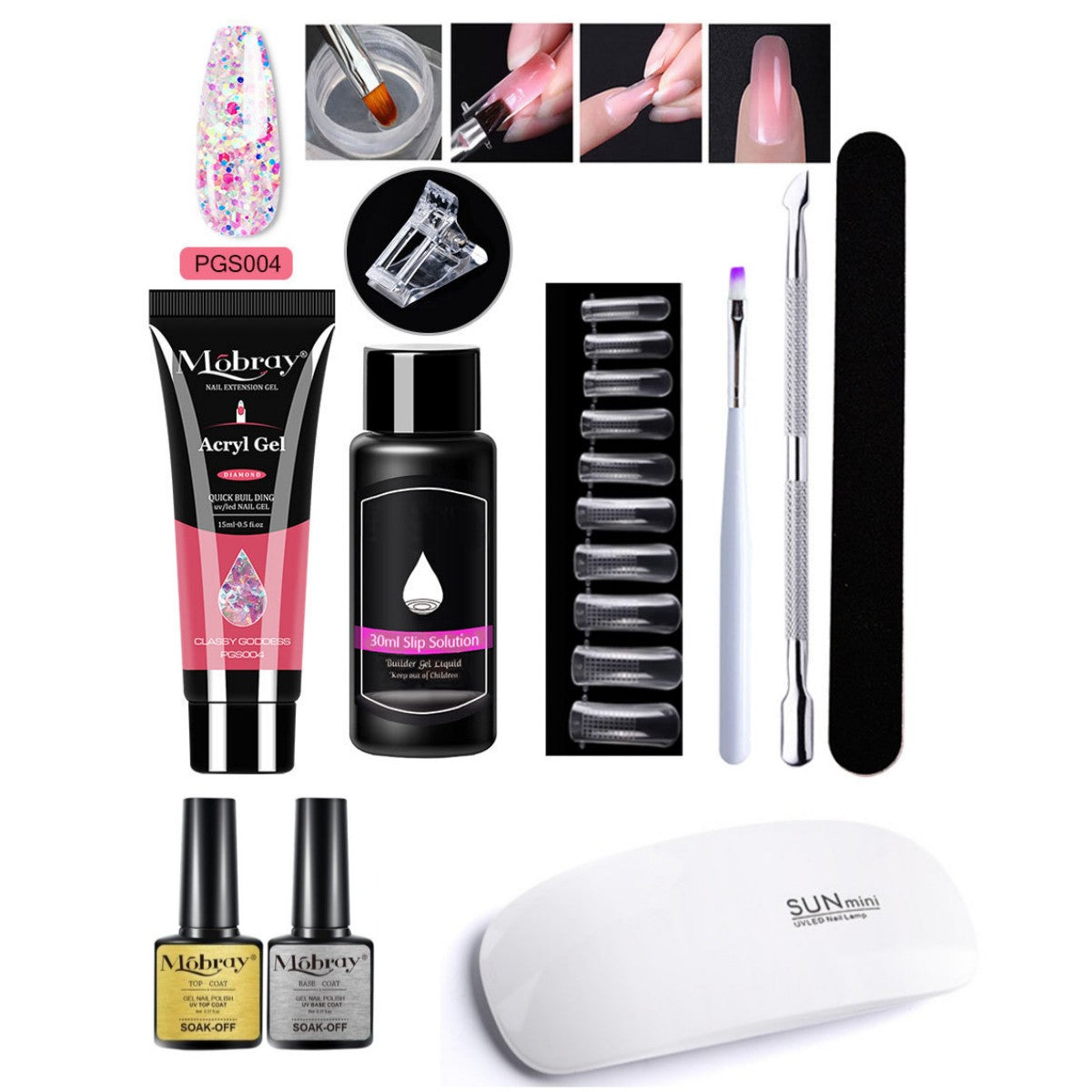 7-Piece Nail Art Crystal Extender Set    Home Decor Supply | Online Retail | ShoreShopper.com