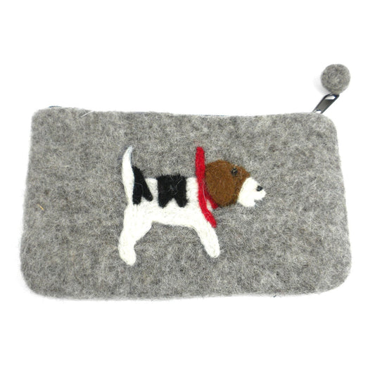 Jack Russell Felt Clutch - Global Groove (P)    Home Decor Supply | Online Retail | ShoreShopper.com