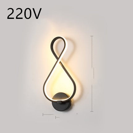 led wall lamp nordic minimalist bedroom bedside lamp    Home Decor Supply | Online Retail | ShoreShopper.com