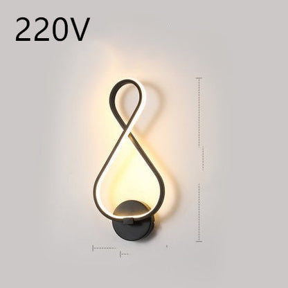 led wall lamp nordic minimalist bedroom bedside lamp    Home Decor Supply | Online Retail | ShoreShopper.com