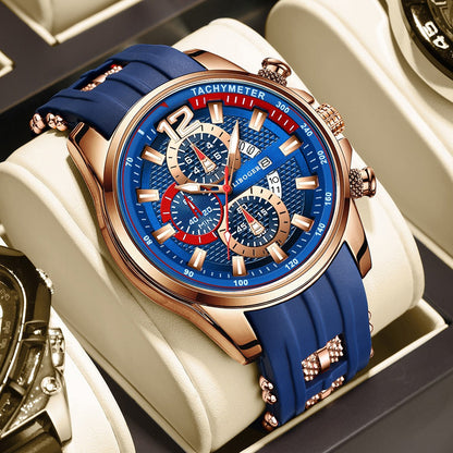 1pc Men'S Fashion Casual Quartz Watch, Silicone Strap, Date Display - Stylish Casual Wristwatch for Casual Attire, Casual Wristwatch | Sporty Watch Design | Quartz Movement, Thanksgiving, Christmas The Perfect Gift Reloj Para    Home Decor Supply | Online Retail | ShoreShopper.com