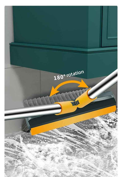 3 In 1 Cleaning Brush Cleaner Brush For Cleaning Bathroom Brush With Long Handle Rotating Floor Brush Crevice Brush