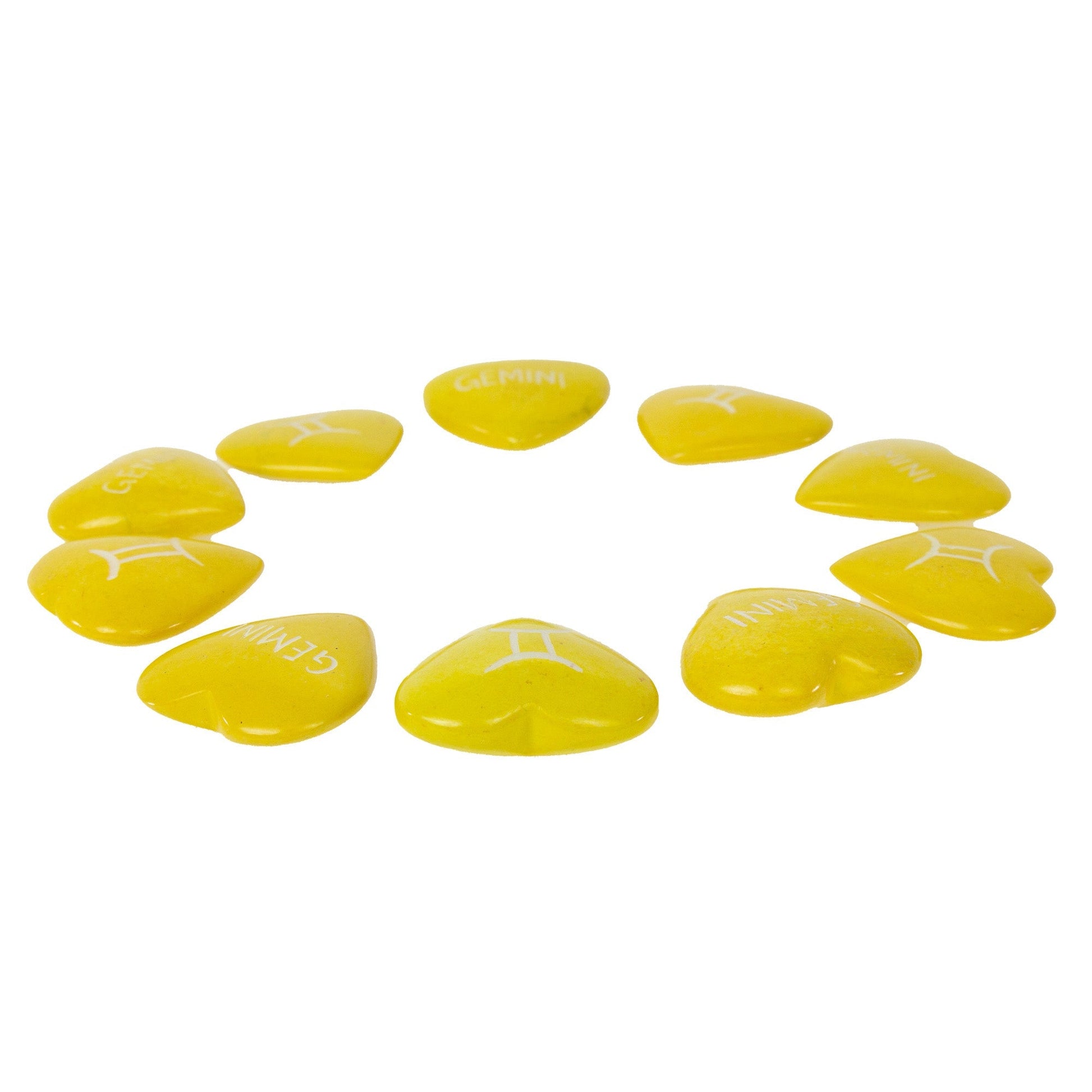 Zodiac Soapstone Hearts, Pack of 5: GEMINI    Home Decor Supply | Online Retail | ShoreShopper.com