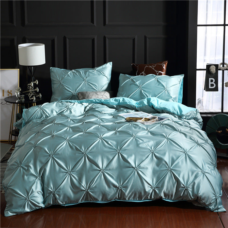 Three-piece Solid Color Bed Sheet Duvet Cover    Home Decor Supply | Online Retail | ShoreShopper.com