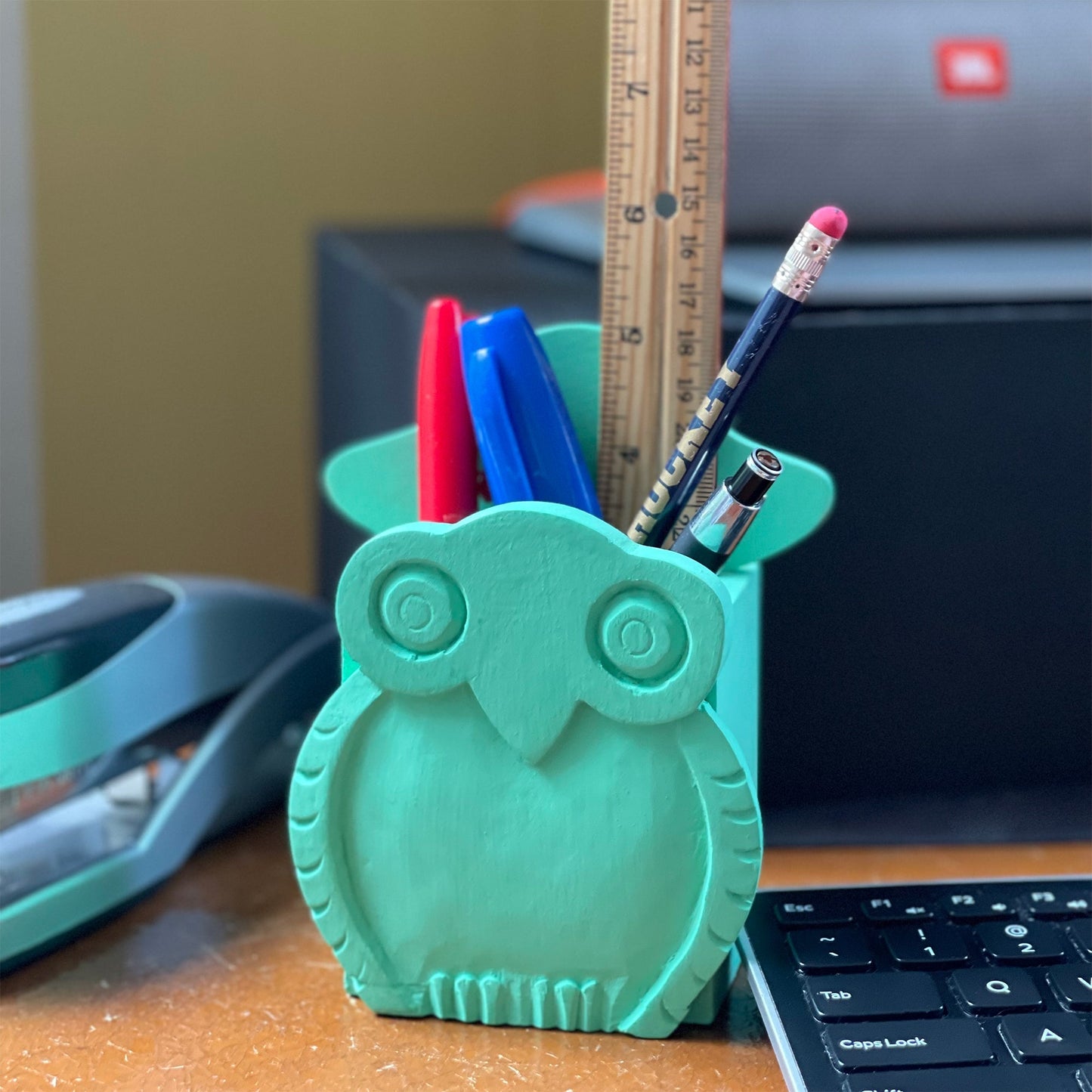 Mr. Owl Eyeglass Stand Pen Holder Combo    Home Decor Supply | Online Retail | ShoreShopper.com