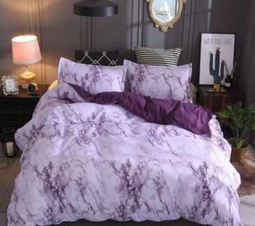 Pillowcase home textile bedding four-piece marble    Home Decor Supply | Online Retail | ShoreShopper.com