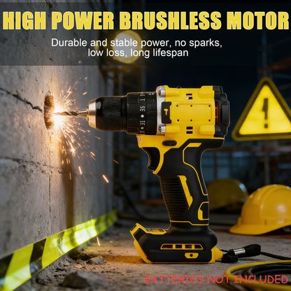 DCD805 20V Cordless Electric Tool | Brushless Impact Drill, Multi-functional Hand Drill, Lithium-ion Battery Powered (Batteries Not Included) - ShoreCo.Shop