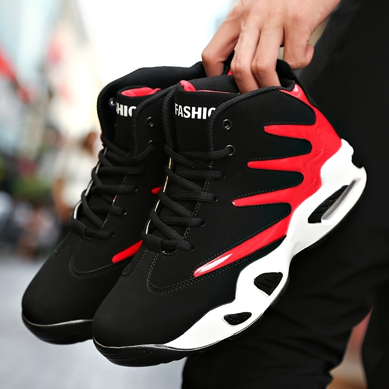 Professional Basketball Shoes for Men, Comfortable High-top Breathable Non-slip Shock Absorbing Lace-up Cushion Sneakers for Training, Running And Stepping    Home Decor Supply | Online Retail | ShoreShopper.com