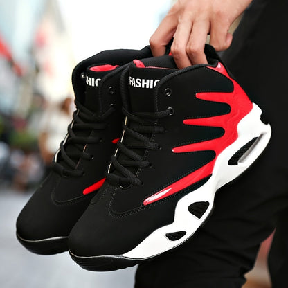 Professional Basketball Shoes for Men, Comfortable High-top Breathable Non-slip Shock Absorbing Lace-up Cushion Sneakers for Training, Running And Stepping    Home Decor Supply | Online Retail | ShoreShopper.com