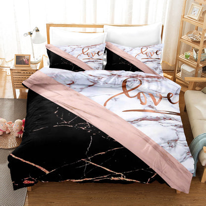 Three Art Marble Home Textile Linen Sheets    Home Decor Supply | Online Retail | ShoreShopper.com