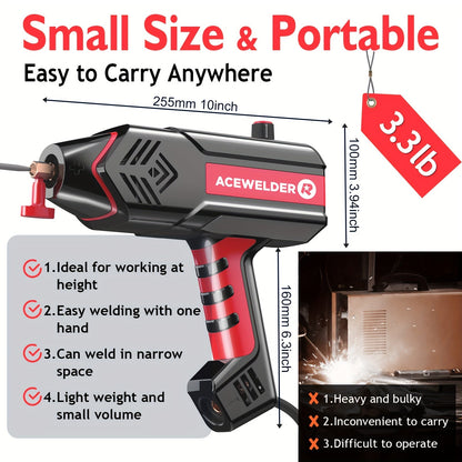 ACEWELDER 120Amp Handheld Welding Machine 110V Portable Electric ARC Welder Gun with Inverter Current Adjustment Stick Welder IP21S    Home Decor Supply | Online Retail | ShoreShopper.com