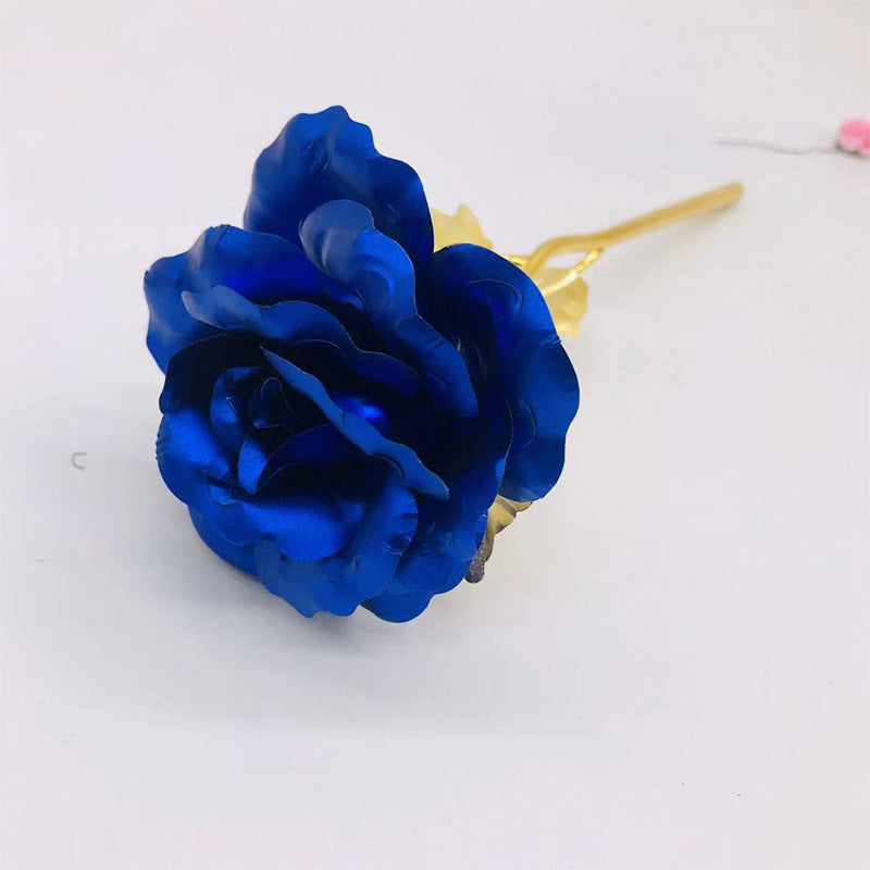 24K Luminous Color Gold Rose Flower Set - ShoreCo.Shop